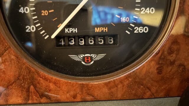 Bentley odometer