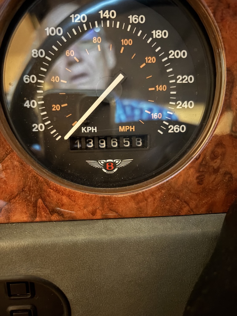 Bentley odometer
