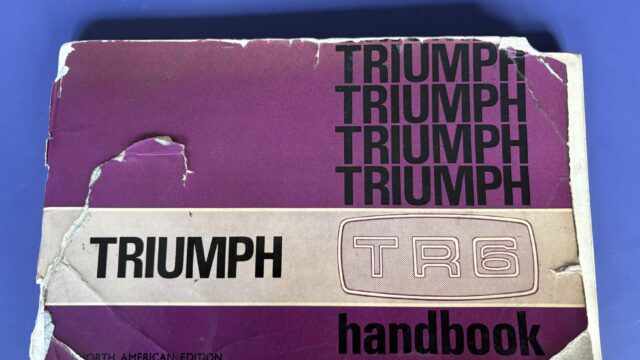TRIUMPH TR6 HANDBOOK