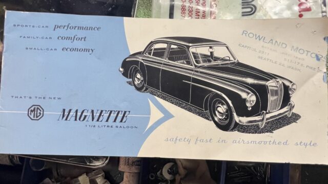 MG Magnette parts