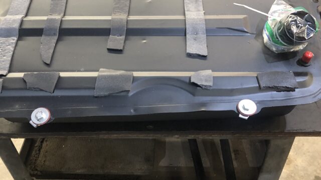 MGB new gas tank 70-76. Has drain plug and internal baffles. $250