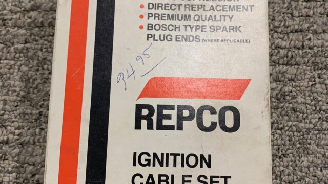 Vintage Repco high tension lead set for Jaguar 6 cyl