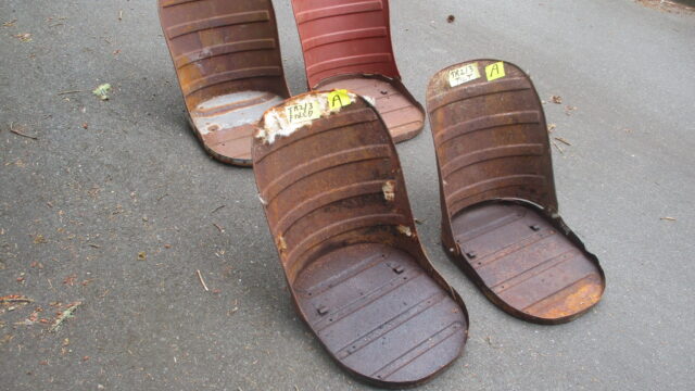 Triumph TR3A seat pans
