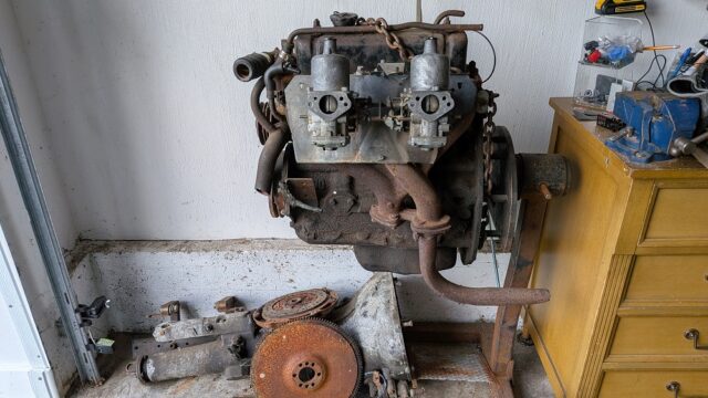 MGB unverified, “as-is” core motor & transmission assembly